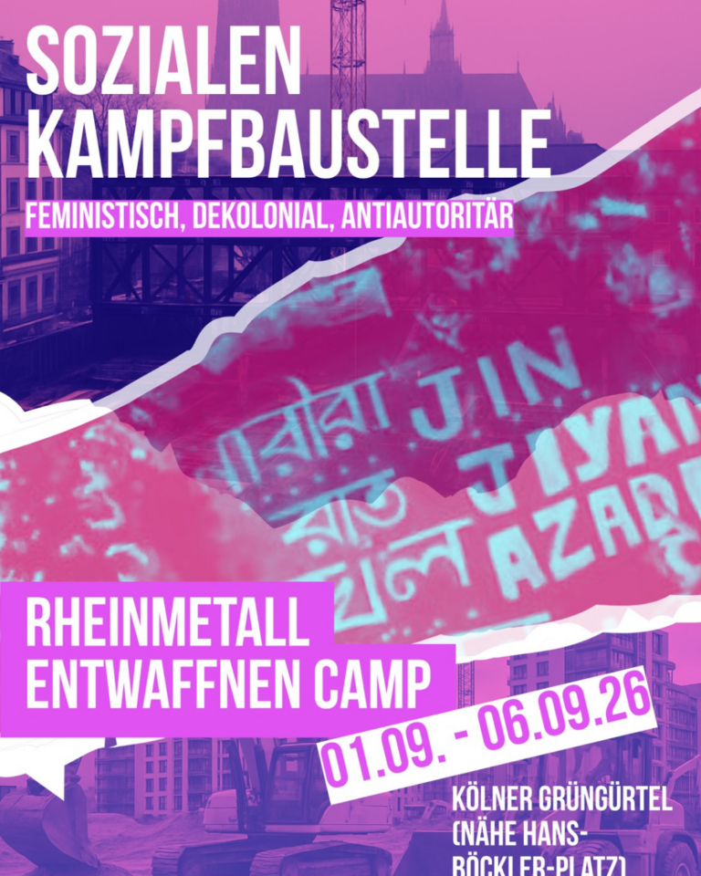 Rheinmetall-Entwaffnen-Camp Köln